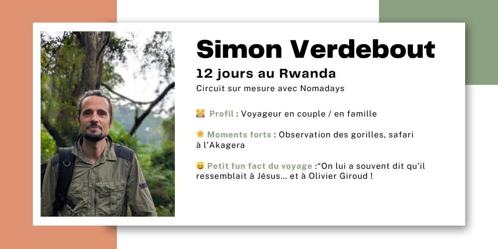 Voyage au Rwanda avec Nomadays : l’expérience inoubliable de Simon entre gorilles et safaris